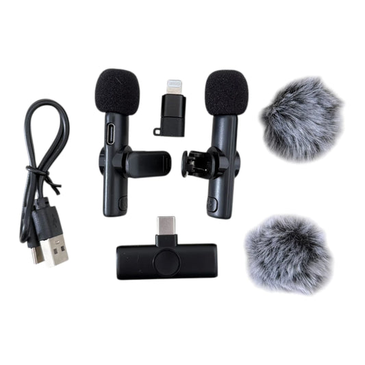 Set 2 Microfonos Inalambricos Corbateros