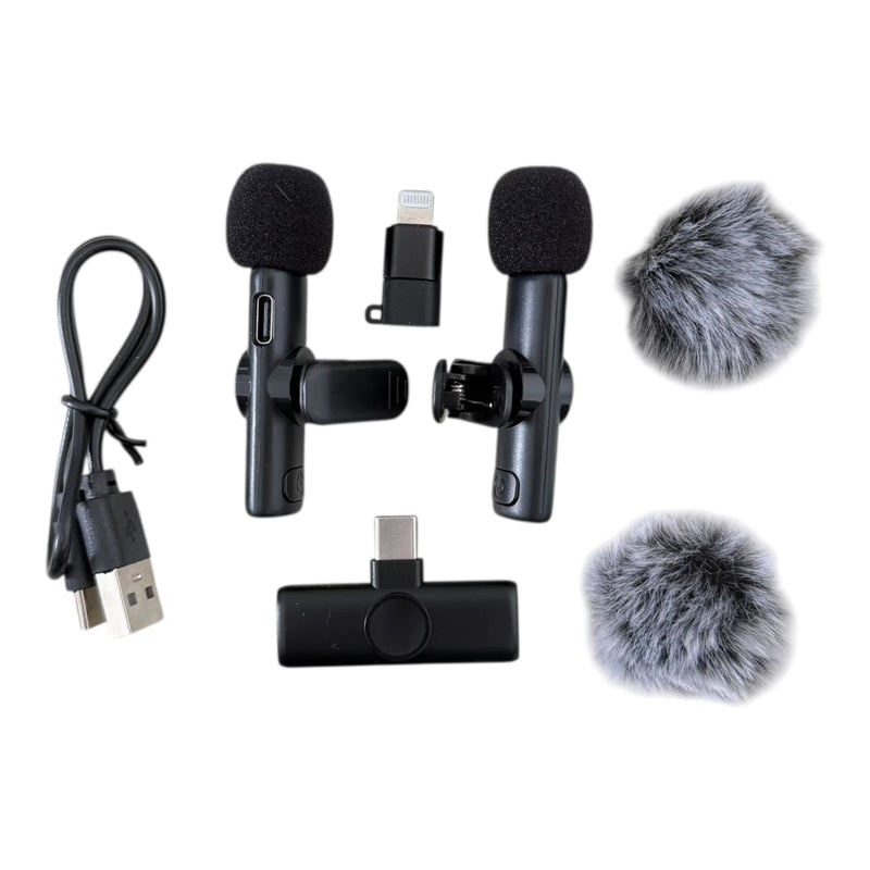 Set 2 Microfonos Inalambricos Corbateros